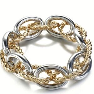 Timeless Punk Thick Chain Bracelet - Vintage Autumn/Winter Stylish Stretchy
